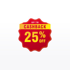 25 discount, Sales Vector badges for Labels, , Stickers, Banners, Tags, Web Stickers, New offer. Discount origami sign banner