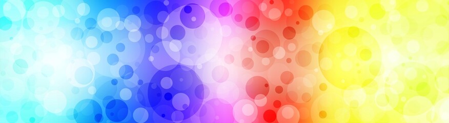 colorful gradient circle shapes background