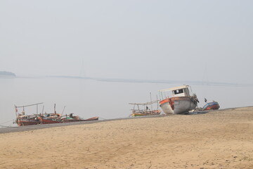 boat on bank