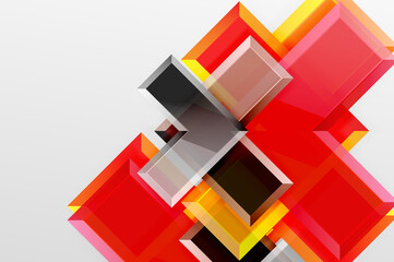 Metal arrow shape background. Abstract geometric background with 3d effect composition For Wallpaper, Banner, Background, Card, Book Illustration, landing page