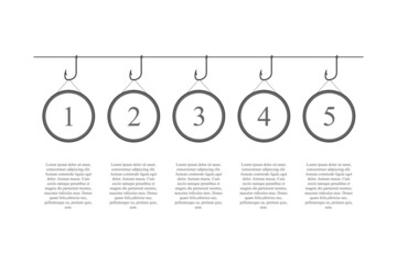 Infographic design template. Can be used for workflow layout, diagram, banner, webdesign. 