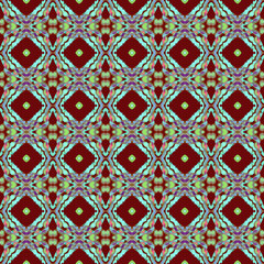 Modern Abstract Medallion. Brown, Ochra, Cepia 