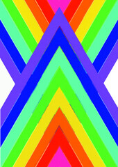 Pride month abstract art