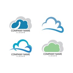 Obraz premium Cloud Logo