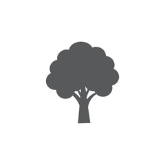 Tree icon on white background