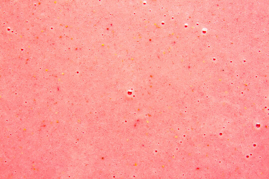 Tasty strawberry smoothie as background