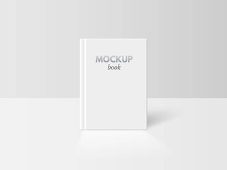 Mockup book isolated on transparent background