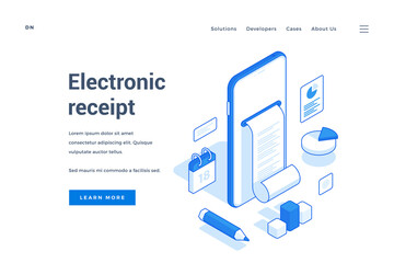 Web banner for contemporary electronic commerce service