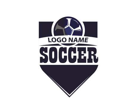 logo design for vector soccer