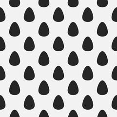 Seamless pattern with icons of egg