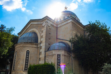 Fototapeta na wymiar a church in kadikoy in istanbul