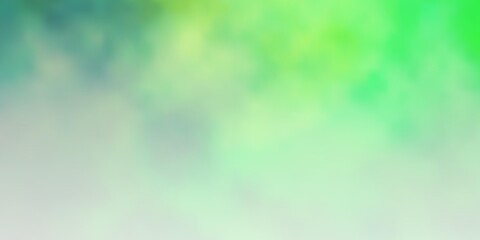 Obraz premium Light Green vector layout with cloudscape. Shining illustration with abstract gradient clouds. Colorful pattern for appdesign.