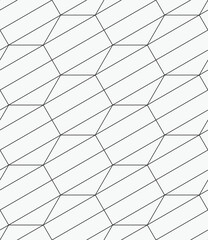  Vector seamless pattern. Modern stylish texture. Repeating geometric hexagons.