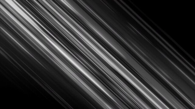 Animation loop diagonal anime comic speed lines in black and white.