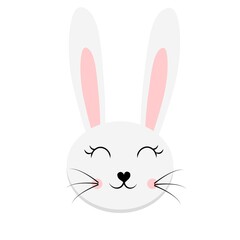 cute rabbit bunny illustration vector