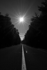太陽と道