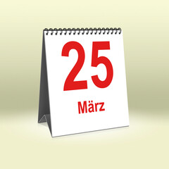 25.März