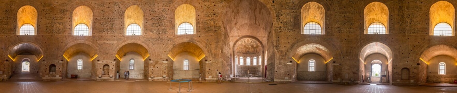 Interior view of the Rotunda in Thessaloniki, Greece.