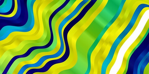 Obraz premium Light Multicolor vector layout with circular arc. Bright sample with colorful bent lines, shapes. Pattern for commercials, ads.