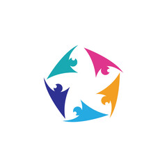 Adoption and community care Logo template