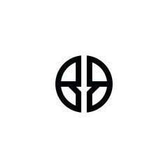 BB B letter logo design vector