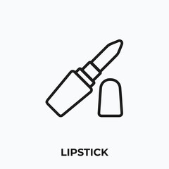 lipstick icon vector. lipstick sign symbol for your design