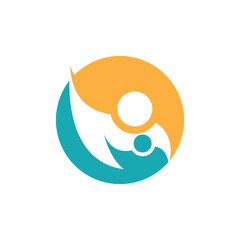 Adoption and community care Logo template