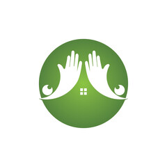 Adoption and community care Logo template