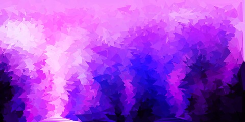 Dark purple, pink vector geometric polygonal layout.