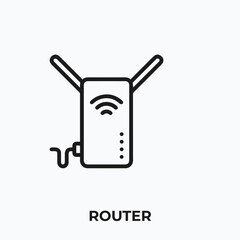 router icon vector. router sign symbol for your design