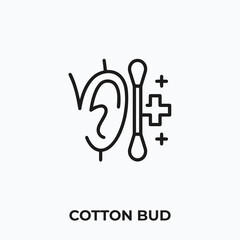 cotton bud icon vector. cotton bud sign symbol for your design