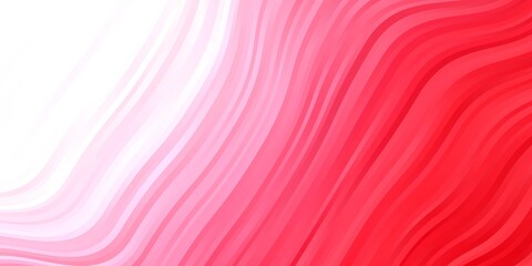 Light Red vector pattern with wry lines. Brand new colorful illustration with bent lines. Pattern for commercials, ads.