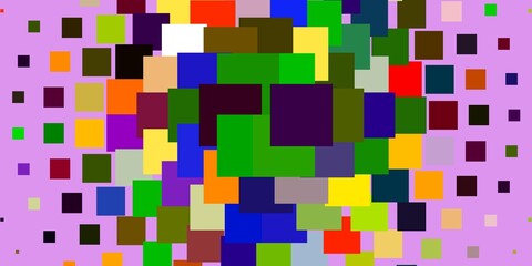 Light Multicolor vector background with rectangles. New abstract illustration with rectangular shapes. Template for cellphones.