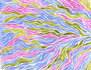 Watercolor hand painted colorful abstract background texture