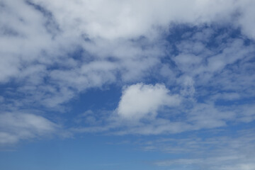 Naklejka na ściany i meble blue sky and white clouds 