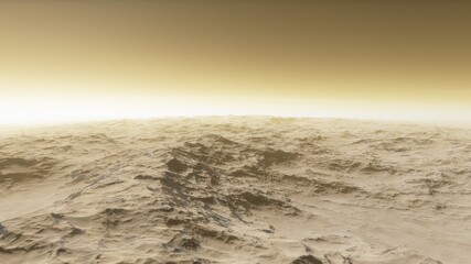 Universe filled with stars. Cosmic landscape, beautiful science fiction wallpaper with endless deep space. 3D render