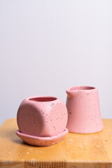clay flower pot