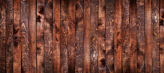 Dark wooden background, texture of grunge wooden surface