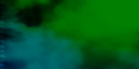 Light Blue, Green vector pattern in square style.