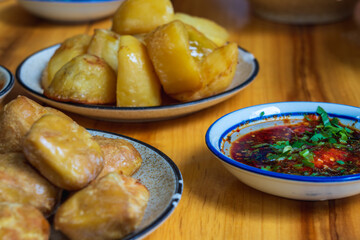 chinese food on the table