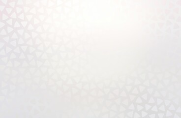 Triangular subtle pattern on white blank background.