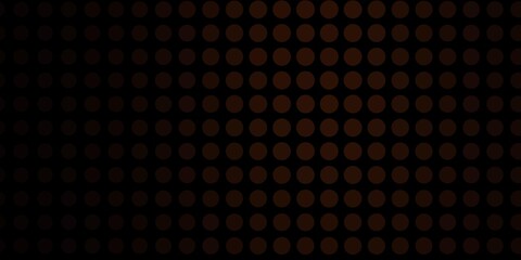 Dark Brown vector background with circles. Abstract illustration with colorful spots in nature style. Design for your commercials.