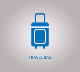 Luggage icon. Traveling bags – Vector
