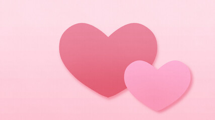 立体的なハートの壁紙