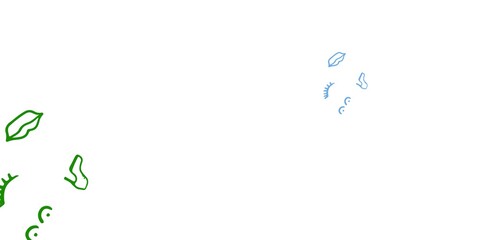 Light Multicolor vector pattern with feminism elements.