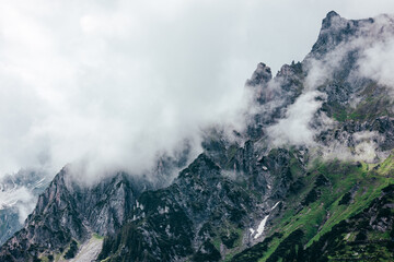 Naklejki  Panorama górska w Vorarlberg