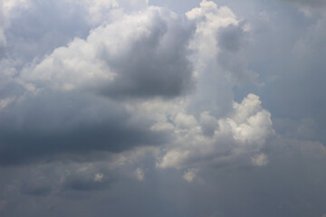 Fototapeta na wymiar Black clouds