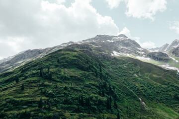 Naklejka premium Bergpanorma ain Vorarlberg
