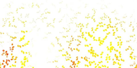 Light orange vector pattern with abstract shapes.