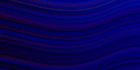 Dark Blue, Red vector layout with wry lines. Brand new colorful illustration with bent lines. Template for cellphones.